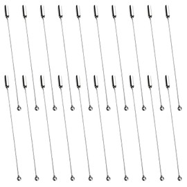 Metal Stick Pin Silver Brooch Safety Pins Long Needle Eye Pin with Stopper Ends for Men Women Suit Tie Hat Scarf Accessories 90mm 20Pcs (Silver)