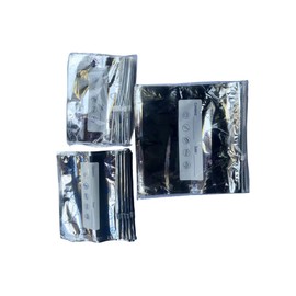 30 Count Reusable Aluminum Foil Food Storage Bags - Ideal for Keeping Food Fresh,Zipper Sealable Airtight Packaging -Silver