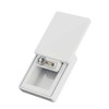 MONOLIX Slim Engagement Ring Box, Thin Unique Sliding Lid, Elegant