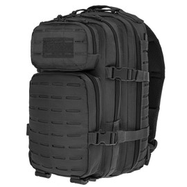 Military Tactical Backpack for Men 35L Small Molle System Water Resistant 3 Day Survival Assault Pack for Bug Out Bag Rucksack Travel Hiking Camping Gym Range Trekking Hunting Sport Work (Black)