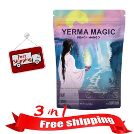 Unbranded Yerma Magic Yerma Mate Instant Tea Powder - 30 Servings - Peach Mango Flavors