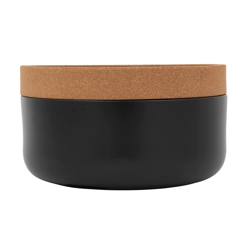 Kamenstein Ceramic and Cork Large Breathable Produce Bowl with Lid