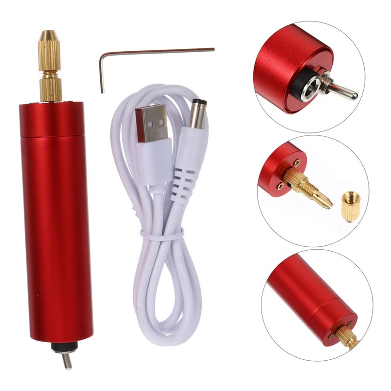 Operitacx 1set Electric Engraving Pen Kit Tool for Compact Design