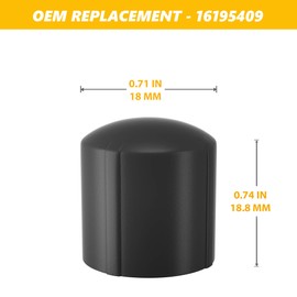 BASIKER - Juego de 6 pomos de radio estéreo para vehículos GM seleccionados y fijados