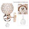 Round Wall Lamp Crystal Lamp E14 Lamp Holder for Home