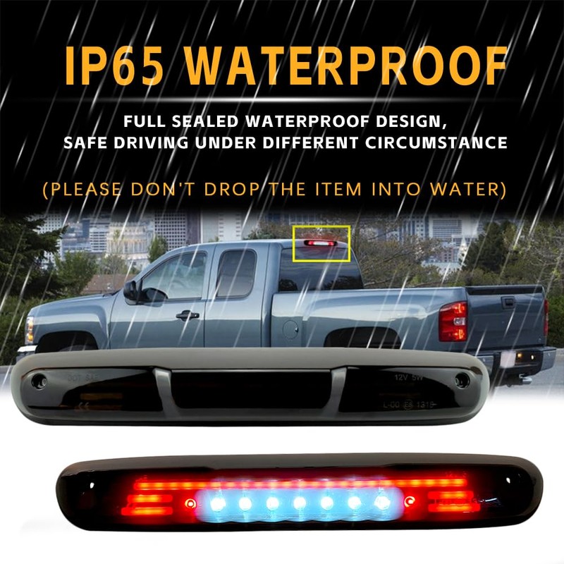 OTnhaee LED Third Brake Light High Mount 3rd Stop Reverse