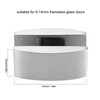 304 Stainless Steel Shower Door Bottom Guide - Adjustable Floor