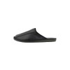 Hollert Jesper Men's Black Real Leather Slippers, black, 9 EU
