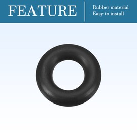 QUARKZMAN Nitrile Rubber Rings for Tap Seal 11 mm x 5 mm x 3 mm for Tap Plumbers Repair Seal Connection, Black Pack of 10