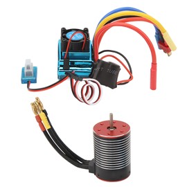 RC Brushless Motor ESC Set Professional Waterproof High Torsion 3650 Brushless Motor 120A ESC Combo Set for RC Car 4500KV