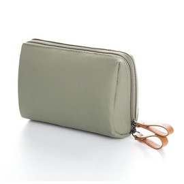 Small Makeup Bag Beauty Cosmetic Organizer Pouch for Cosmetics Makeup Brushes Travel Accessories Women Girls - Green