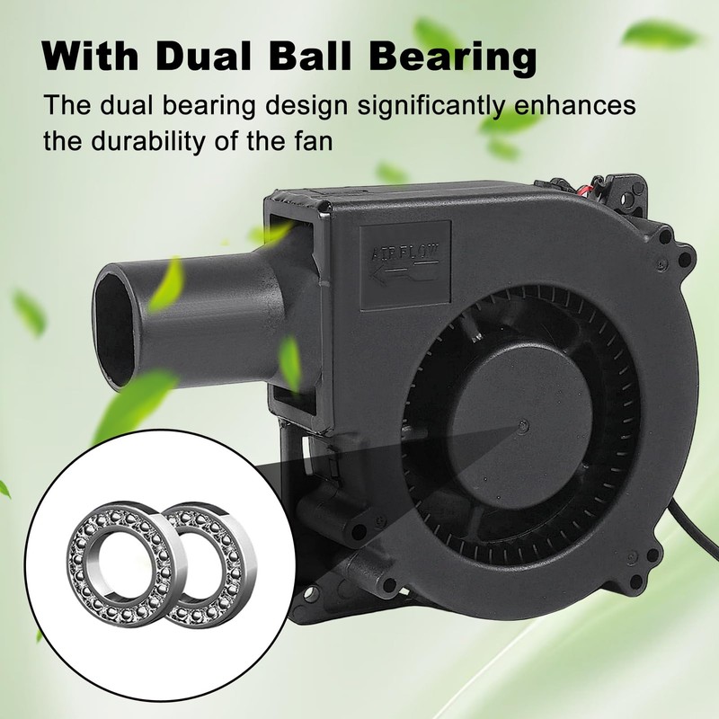 AITIAO 120mm x 32mm Electric BBQ Blower Fan 12V with