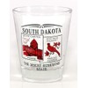 South Dakota State Scenery Red New Shot Glass