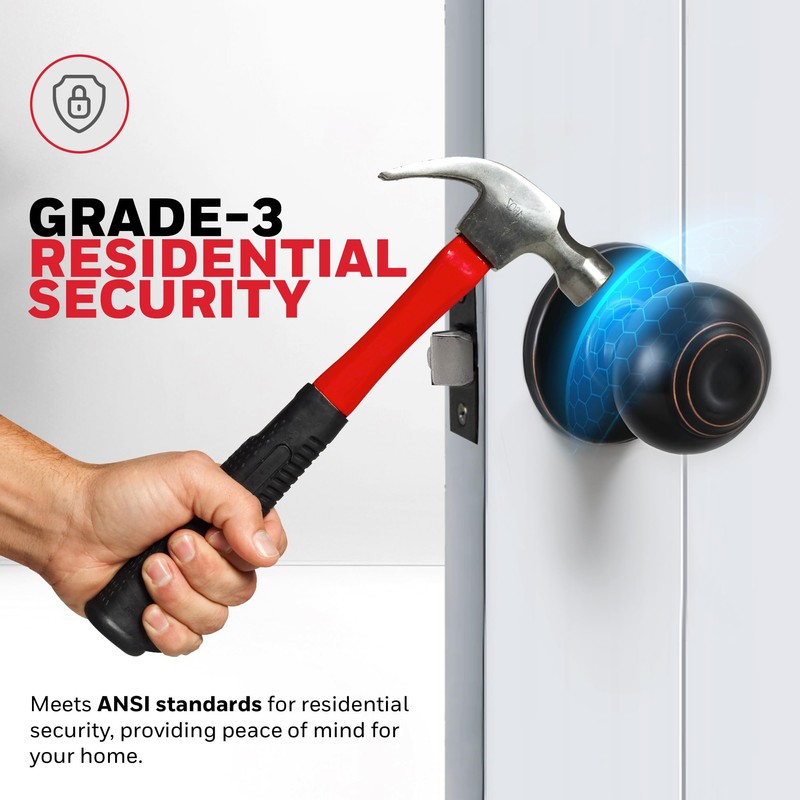 Honeywell Safes & Door Locks - Classic Passage Door Knob
