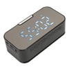 Bluetooth Speaker with Digital Alarm Clock Temperature Display Voice Announcement
