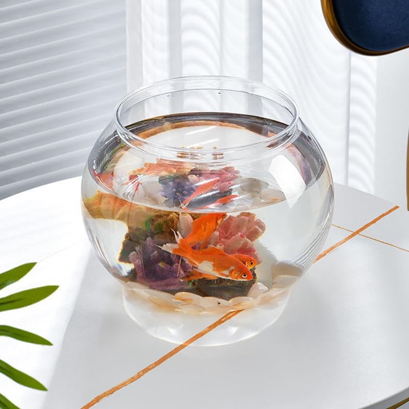 Newpol （Large Size） 3 Gallon Plastic Fish Bowl, Aquarium Fish