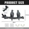 letuxaamz Key Holder, Key Holder with 3 Hooks, Bird Key