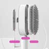 Cushion Hair Brush Self Cleaning Scalp Massage Rounded Comb Teeth
