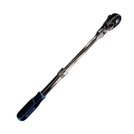 Toolzone 3/8" Drive Extending Flexi Head Ratchet Softgrip