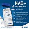 Applied Nutrition NAD+ Resveratrol 500mg per Serving with Vitamin C,