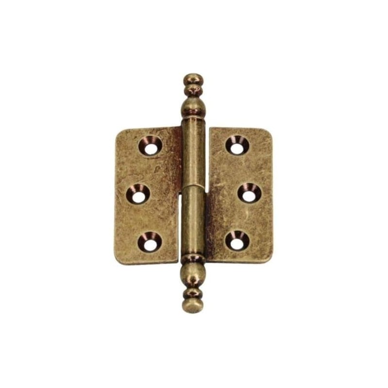 KOTARBAU Decorative Hinges, Furniture Band-Style Hinges, Universal, Rust-Resistant, Old Brass,