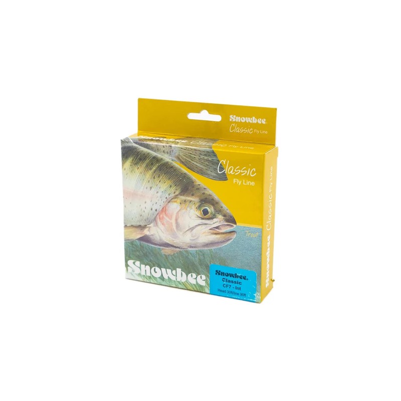Snowbee Classic CF7FS Fast Sink Fly Line - Dark Green/Grey,
