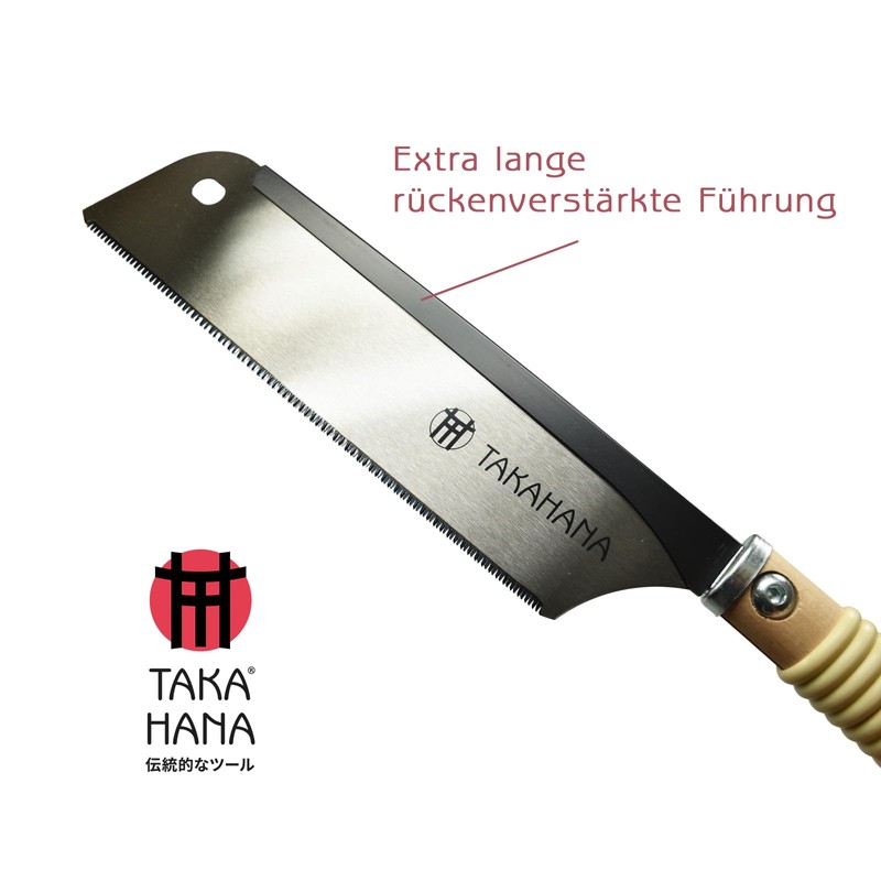 TAKAHANA Japanese Saw "Dozuki" Professional Japanese Saw Pull Saw Hand