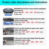 SIHAIAN 8 Ft Pool Cover 420D Round Above Ground Pool