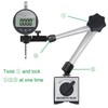 HDLNKAK Electronic Digital Dial Indicator Gauge and Magnetic Base, 0-1