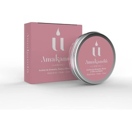 Lip Balm - Moisturising Lip Balm - Softens and Protects Lip Protection - Organic Ingredients: Almond Essential Oil and Vitamin E - Amacandu