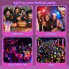 Pack de 50 Pulseras de Neón Luminosas para Fiestas y