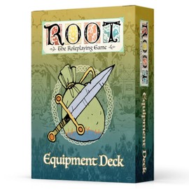 Magpie Games Root: The Roleplaying Game Equipment Deck Expansion, 55 Cards, Weapons, Equipment with Stats, Traits, Fantasy Adventure RPG Game, Adults, Teens Ages 14+, Original Art by Kyle Ferrin