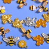 stino Bulk Enamel & Metal Bee Charms for Jewelry Making,