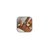 Your Always Charm Chunky Gold Ring Set - Stackable Crystal
