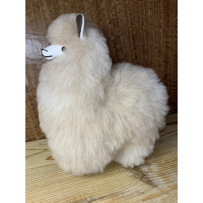 Collectible original Hand Made Real Wool Alpaca / Llama Figurine