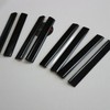 4 x 100mm Black Flexible Hinges – No glue required.