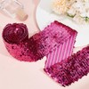 letsinstyle 2 Yards Stretch Flat Sequin Strip, Elastic Sequins Embroidered