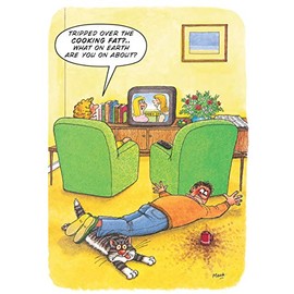 Greeting Card (LD8668) - Humour/Birthday - Tripped Over The Cooking Fat