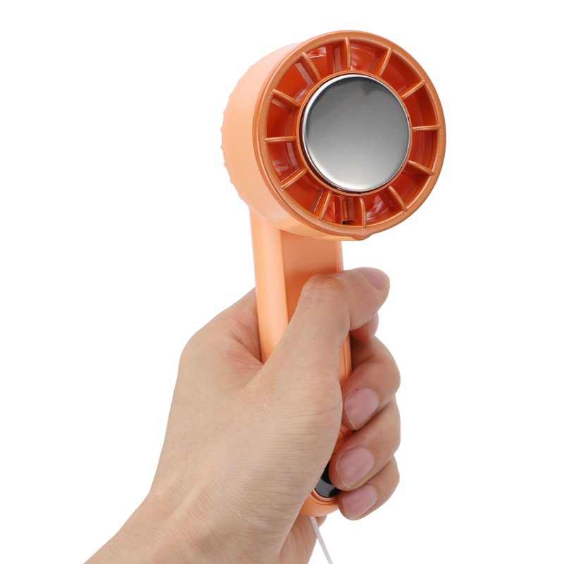 Portable Handheld Fan Foldable LED Display Rechargeable Handheld Pocket Fan