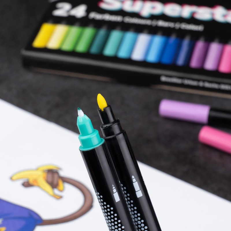 JOLLY Next Generation Superstars Duo Felt Tip Pens - High