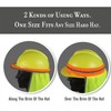 Evridwear High Visibility Neck Sun Shield with Reflective Stripe, Safety