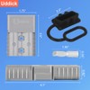 Uddick 120A Battery Quick Disconnect Connecteur with Dust Cover, 600V
