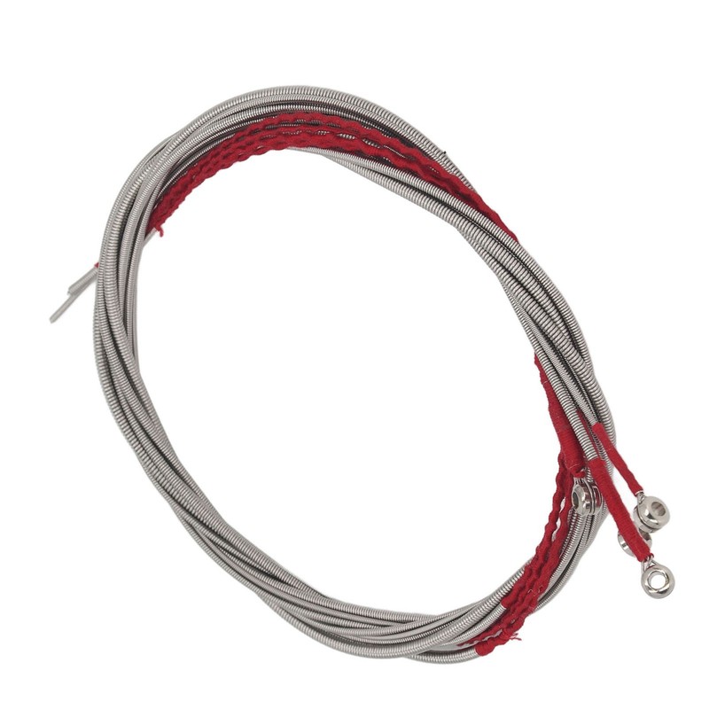 4Pcs Acoustic Bass String Set Stainless Steel Flexible Uniform Vibrations