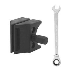 Professional Steering Knuckle Spreader Tool, Cut Heavy Duty Split Hub Spreader for Car, Strut, And Shock Absorber Repair, Resistant Steering Knuckle Separator Tool(COLOR:Black)