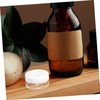 OHPHCALL 50pcs Compact Refillable Small Transparent Jars with Shape Lid