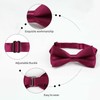 Alizeal Pre-tied Boy's Bow Tie Fancy Plain Adjustable Bow ties,