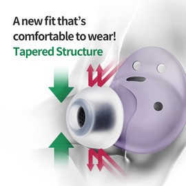 AZLA SednaEarfit MAX for Galaxy Buds2 Pro Phantom Black / 3 Pairs (SS/S/MS)