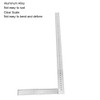90 Degree Straight Edge, 90 Degree Straight Ruler 50cm/19.7in for
