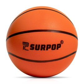 Surpop Silent Basketball, Size 7, 29.5-Inch Airless Foam Ball, 580 g