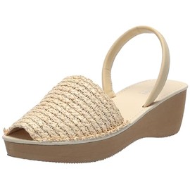 Kenneth Cole Reaction Women's Women's FINE Glass WV Wedge Sandal, Natural, 8.5